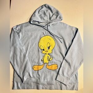 Warner Bros. Looney Tunes Tweedy Bird Light Blue Hoodie